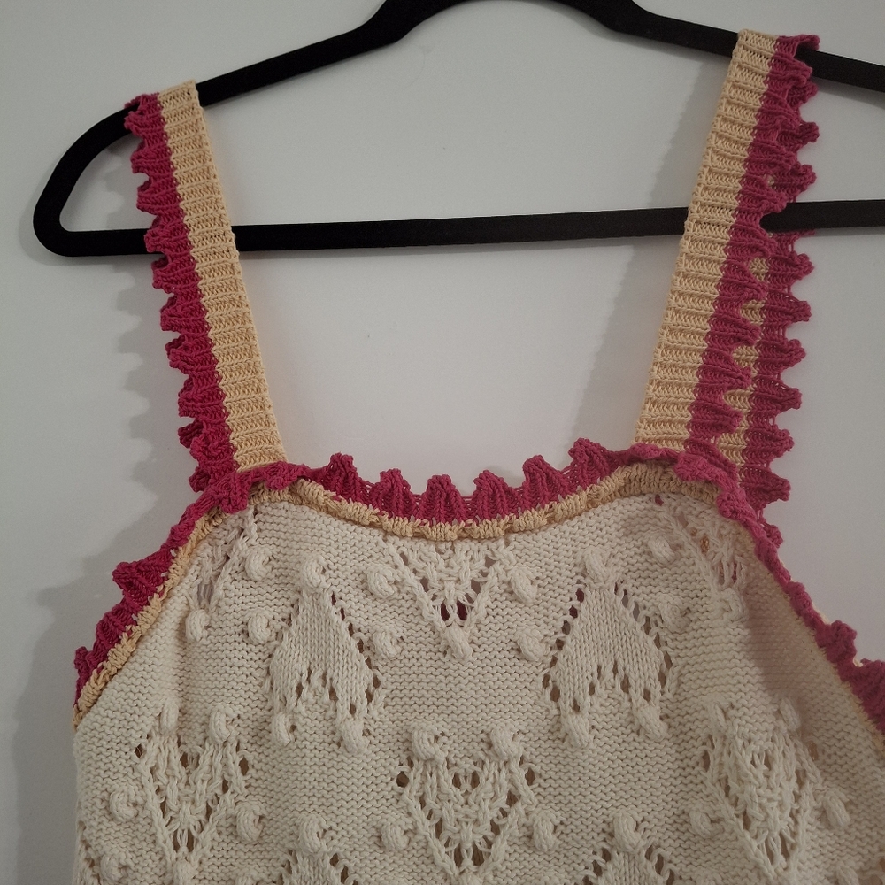 Zara Strappy Crochet Top - Picture 6 of 8